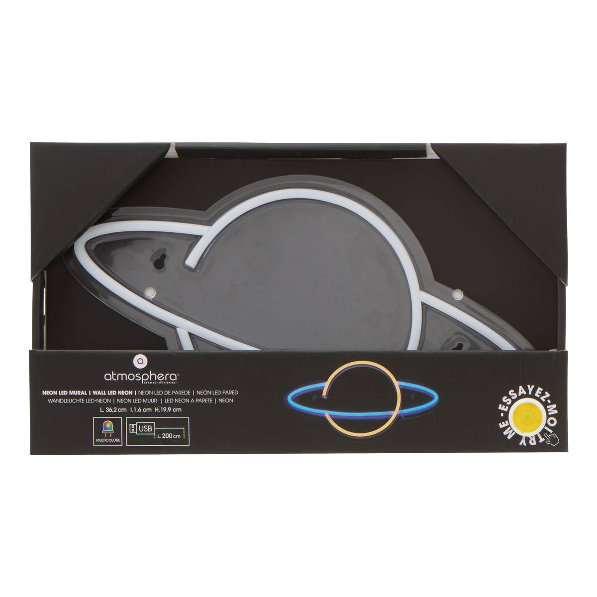 Néon LED PLANET blue, ATMOSPHERA