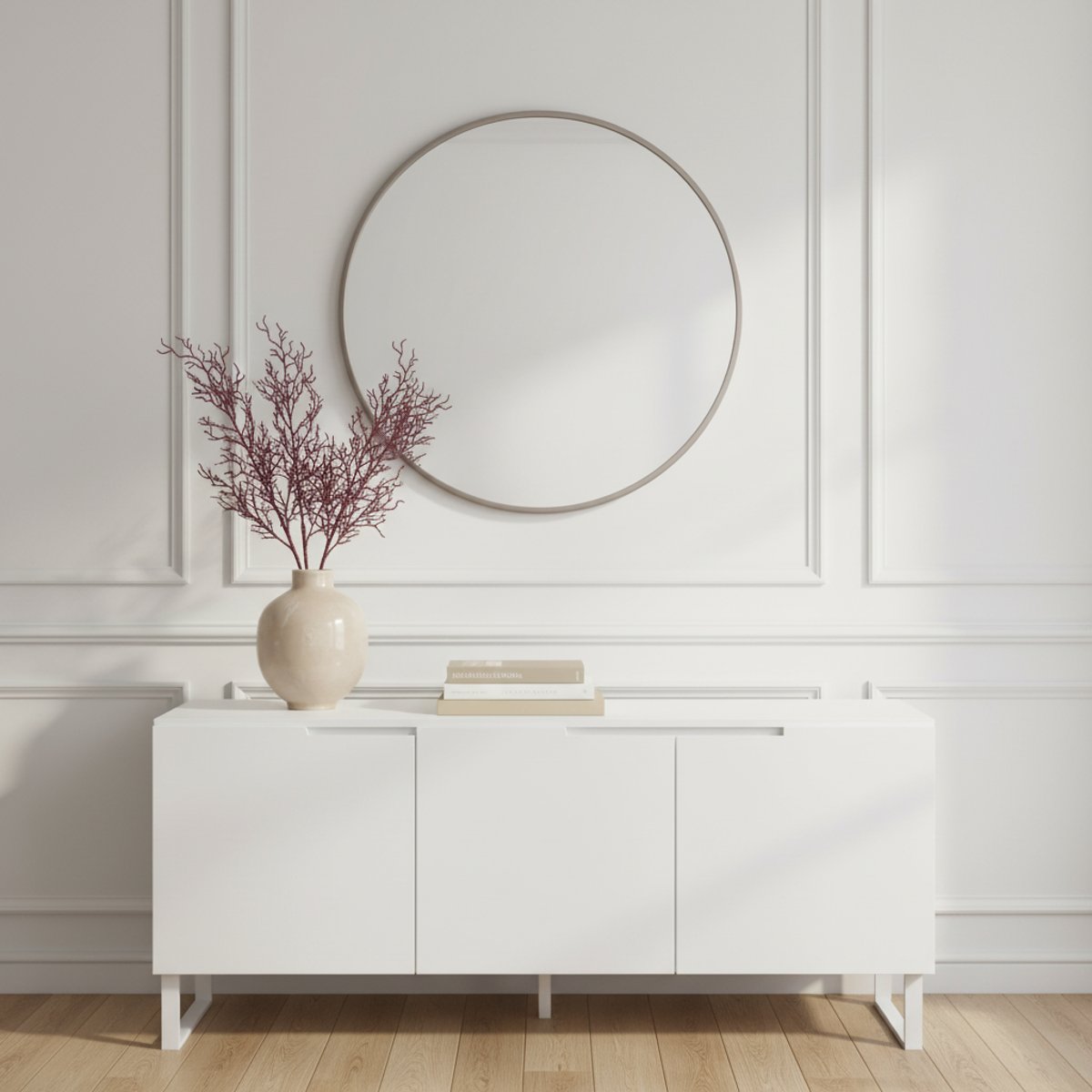 Branche de brindilles artificielles embrumées H122 violet, SIA DECO