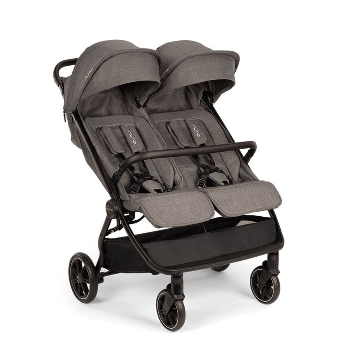 Poussette double Trvl Dubl gris, NUNA
