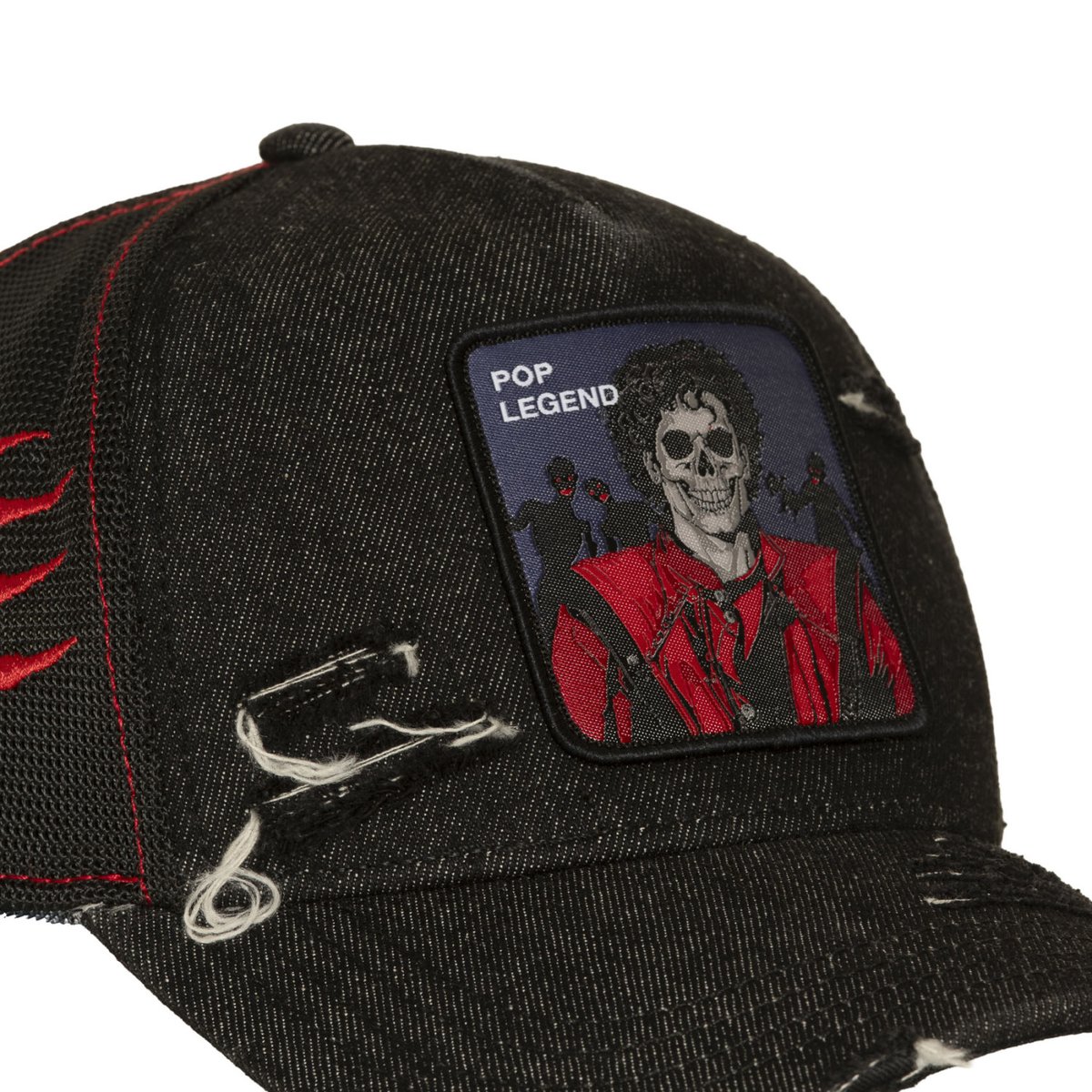 Casquette trucker Pop Legend noir/rouge/bleu/gris/blanc, CAPSLAB