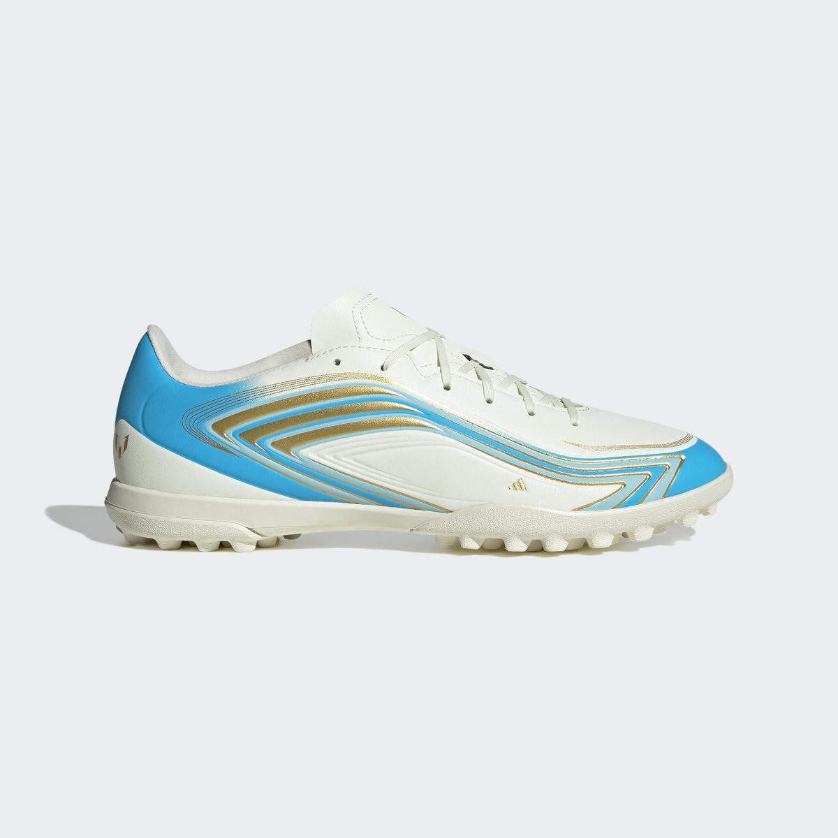 Chaussure De Football F50 Messi Club Terrain Turf Chaussure De Football F50 Messi Club Terrain Turf ivory / semi blue burst / icey blue, adidas Performance