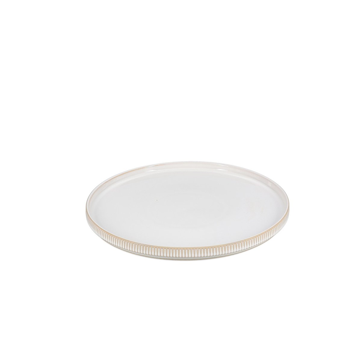 Lot de 4 assiettes SILVA beige, SALT & PEPPER