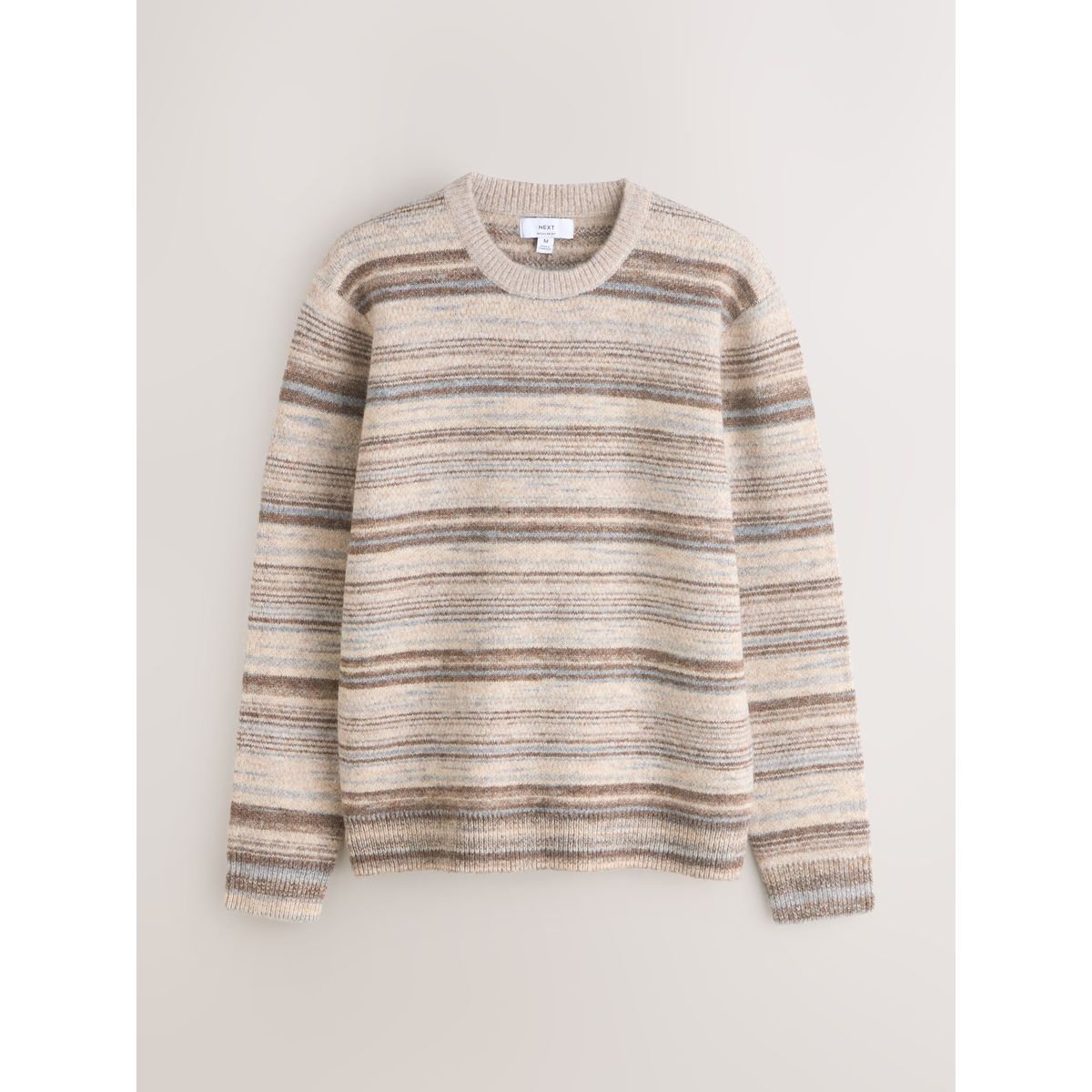 Pull à rayures teintes par sections naturel, NEXT