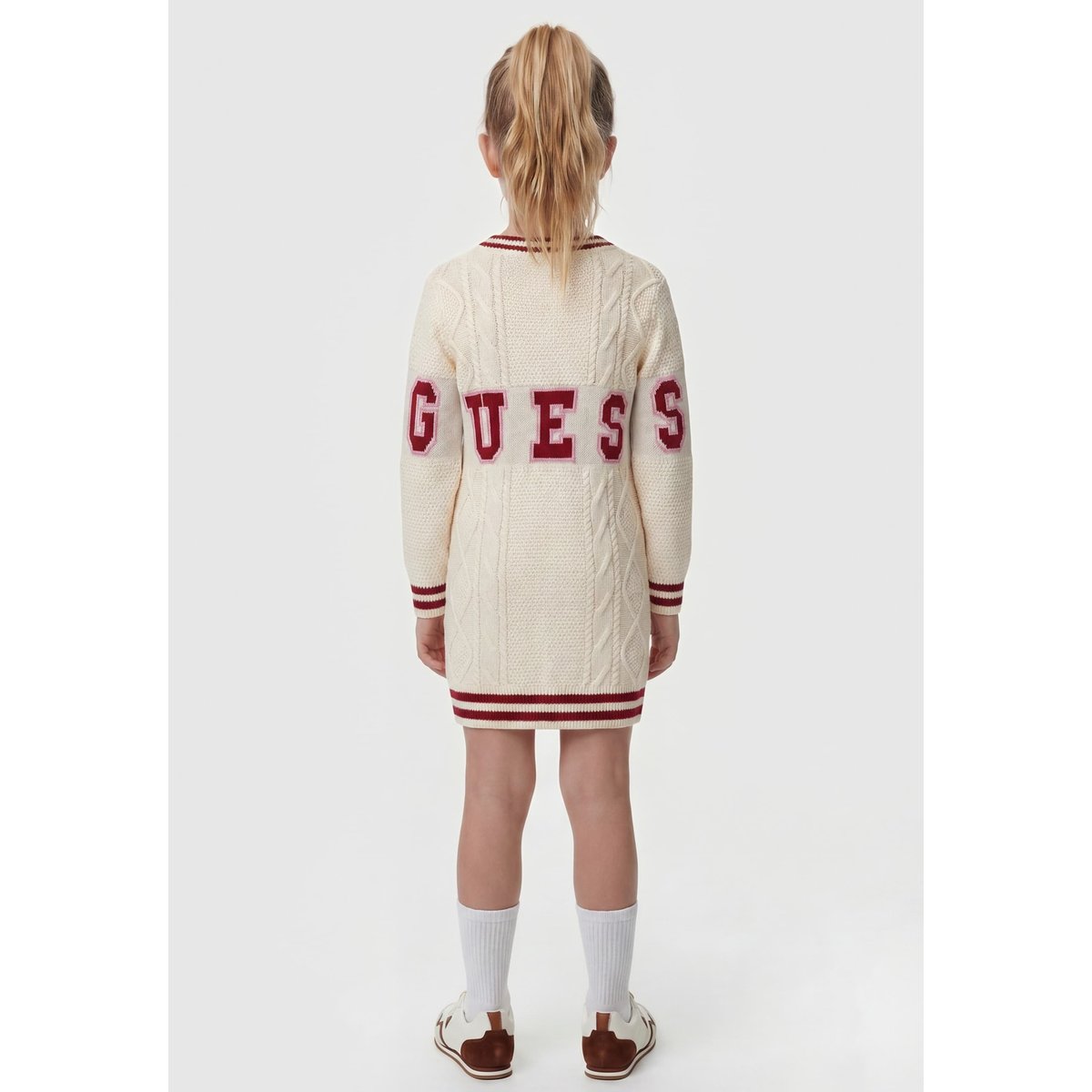Robe En Mélange De Laine crème, GUESS KIDS