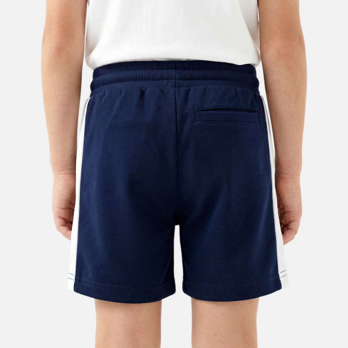 Short molletonné, taille élastique à cordon BLOCK PARTY bleu marine, ELLESSE