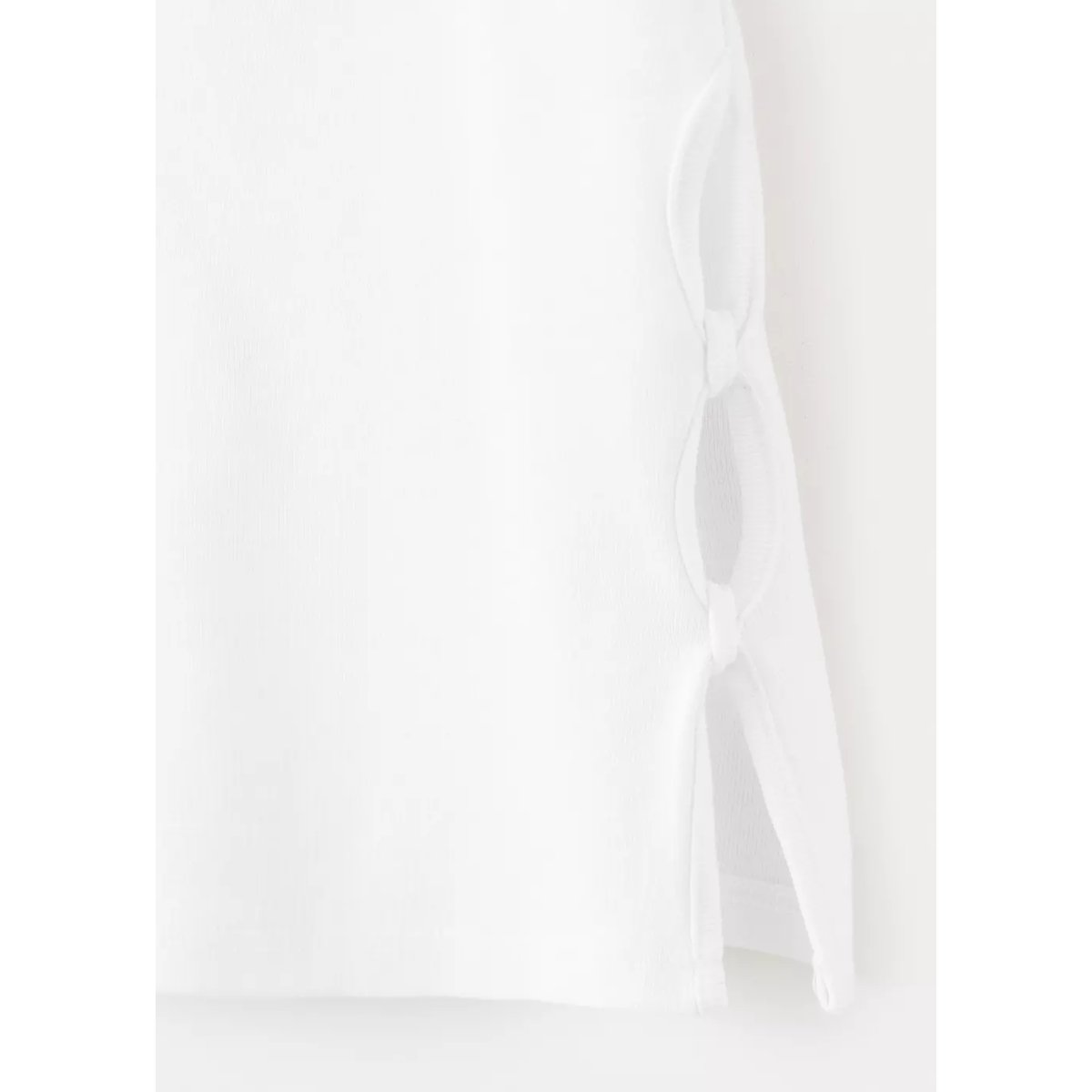 T-shirt détail ouverture blanc cassé, MANGO TEEN