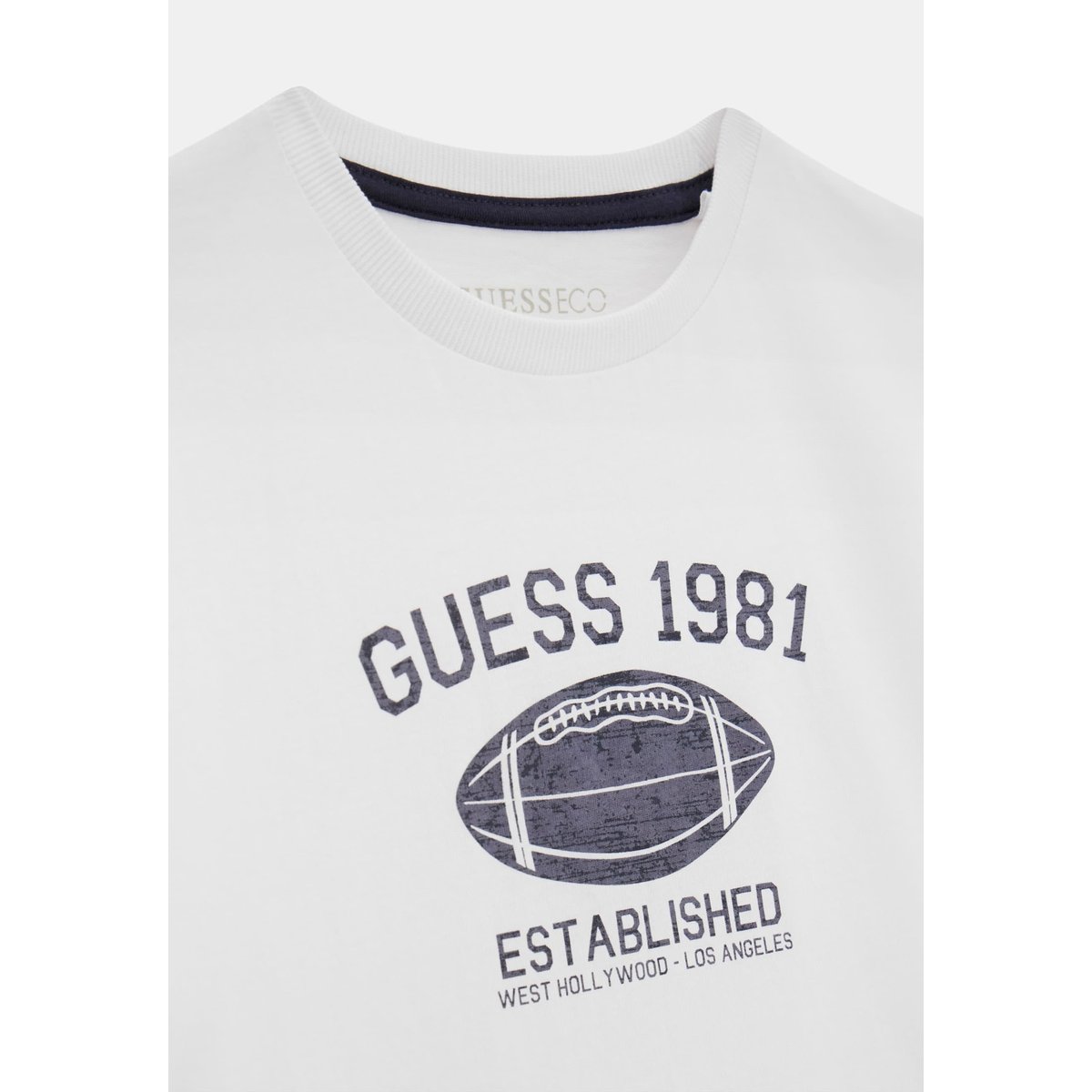 T-Shirt Avec Logo Imprimé blanc, GUESS KIDS