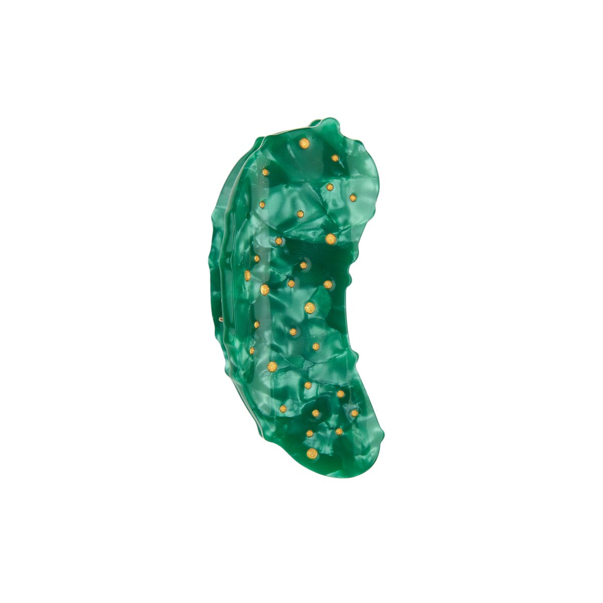 Mini pince à cheveux Cornichon vert foncé, COUCOU SUZETTE
