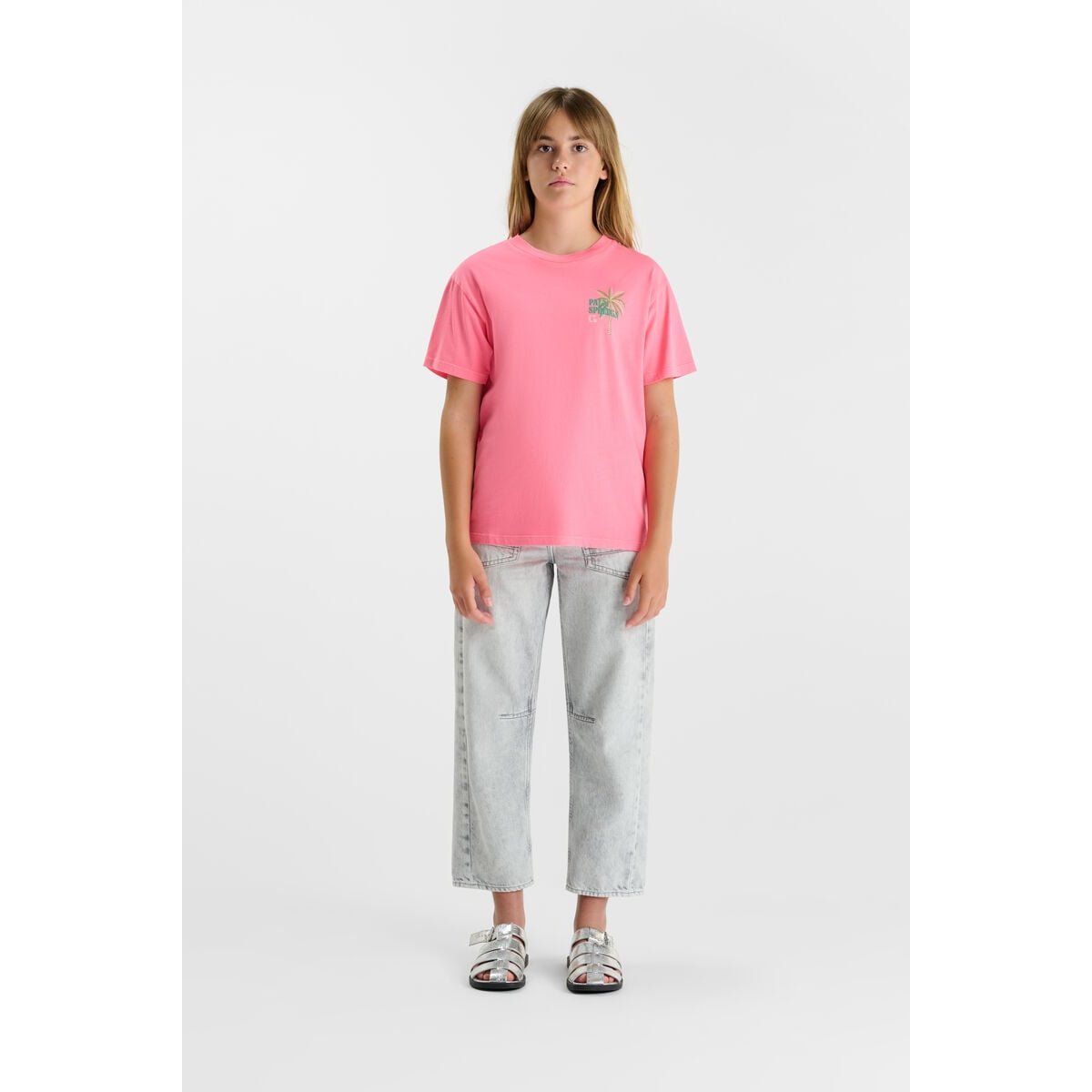 Tee-Shirt PALMSGI pink fluo, LE TEMPS DES CERISES