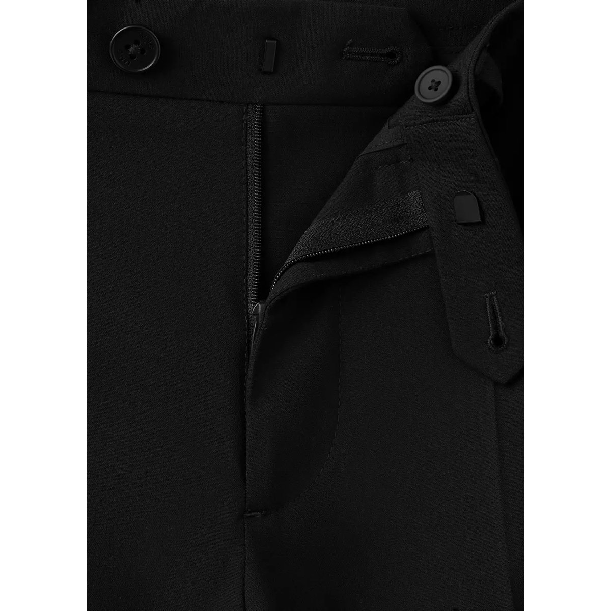 Pantalon droit costume noir, MANGO TEEN