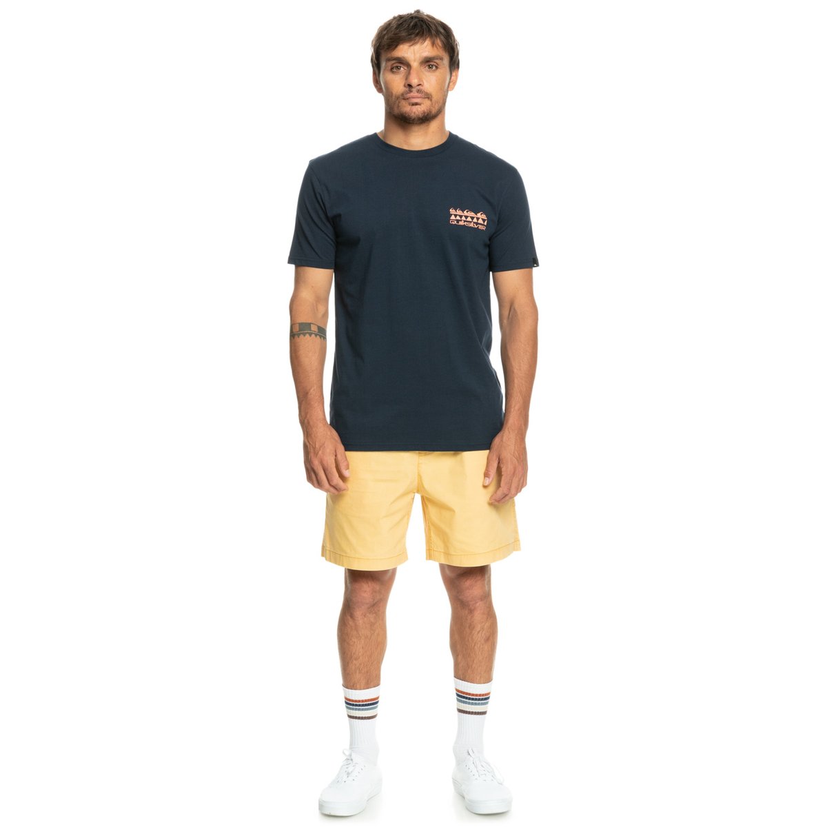 T-shirt QUIK SPRAY bleu navy blazer, QUIKSILVER