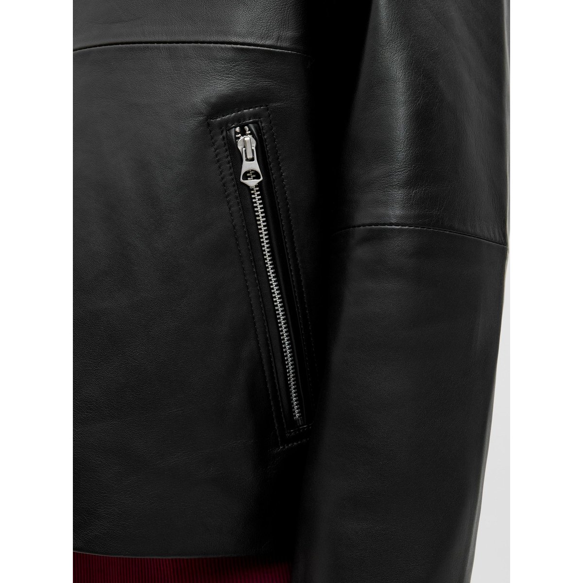 Veste En Cuir black, JACK & JONES
