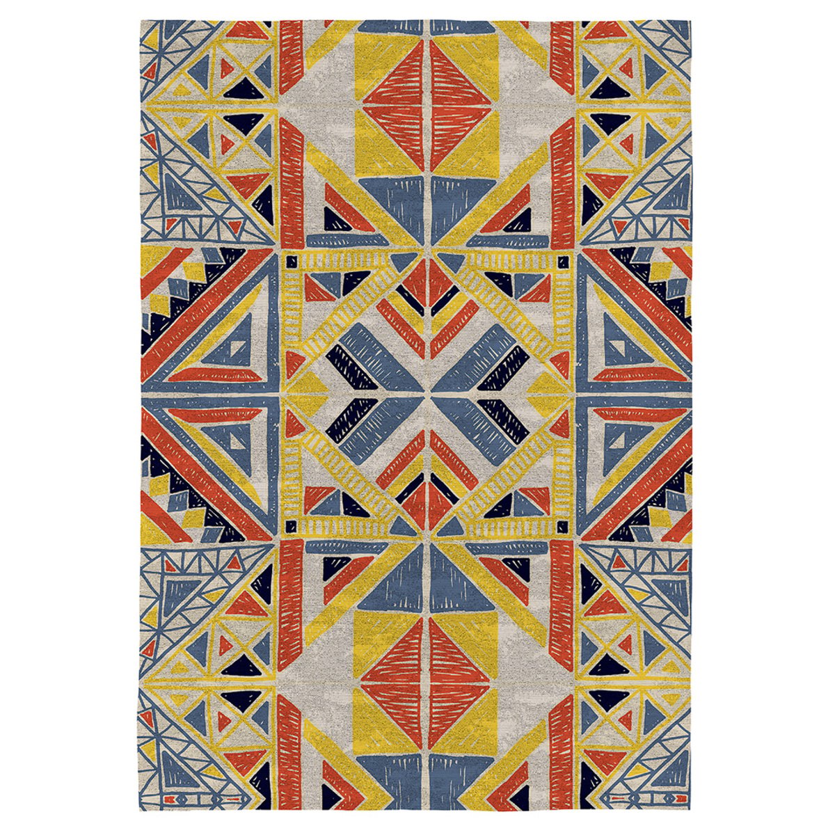Tapis de salon TENSIVAL multicolore, NAF NAF HOME
