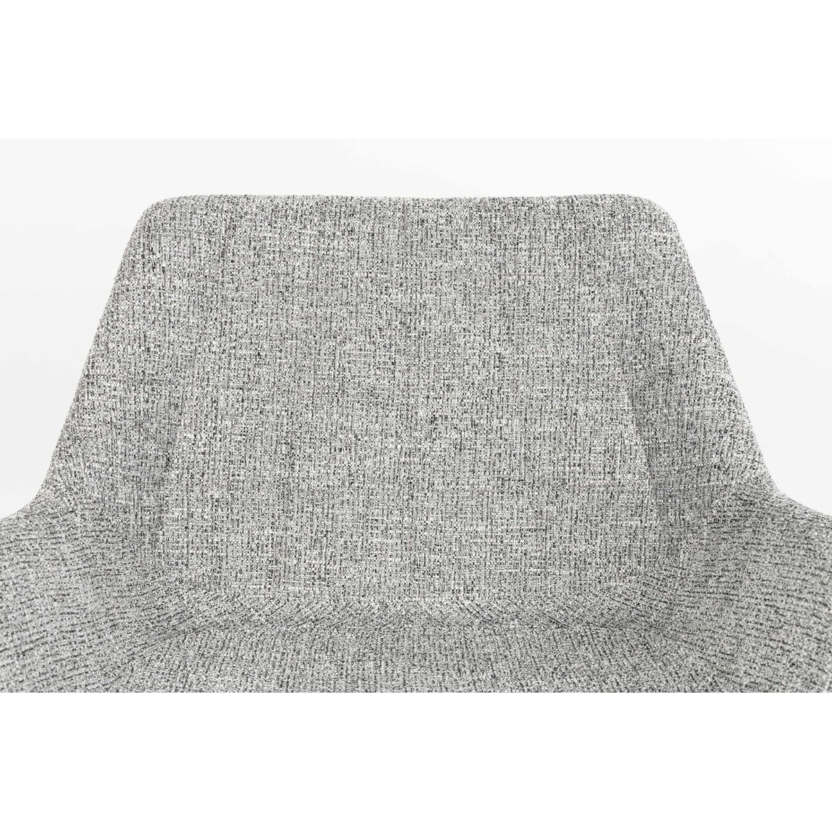 Fauteuil design pivotant en tissu, vintage, DOULTON gris, ZUIVER