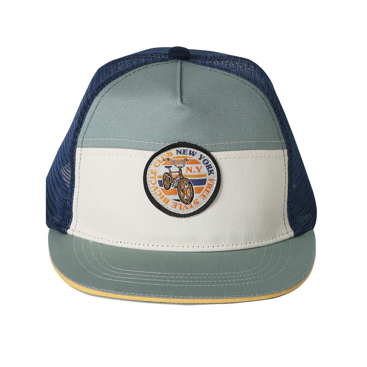 Casquette « New York cycle » menthe/écru, VERTBAUDET