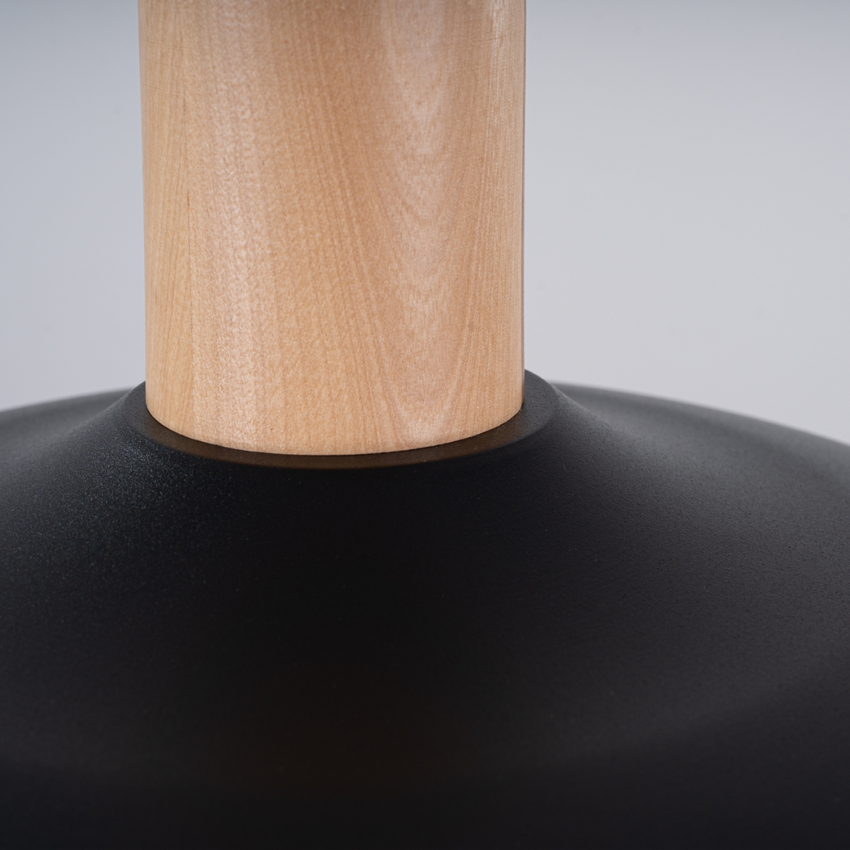 Suspension Acier Noir E27 1 Indy noir, EDEN