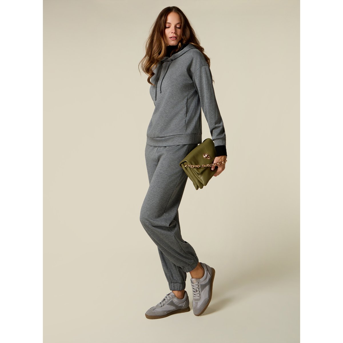 Jogging doux au toucher gris, OLTRE