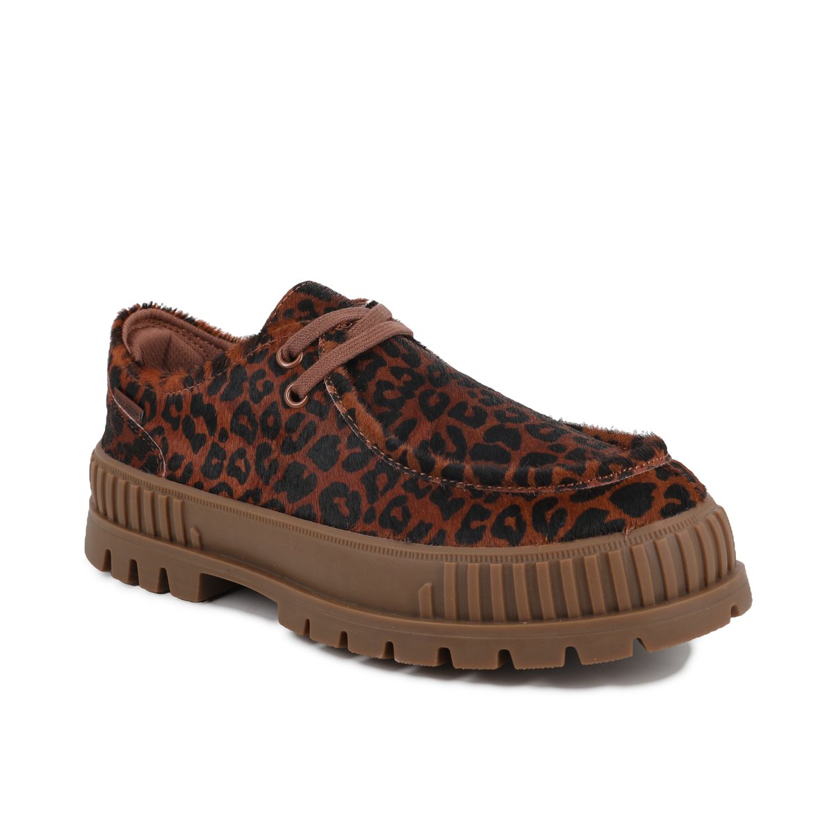 Baskets basses en suede PALLASHOCK MOC WILD marron-brown clay /black, PALLADIUM