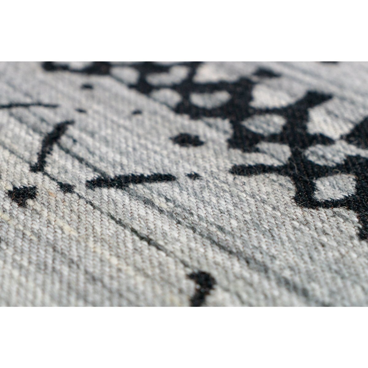 Tapis rectangulaire en laine PHOENIX blanc, gris, ARTE ESPINA