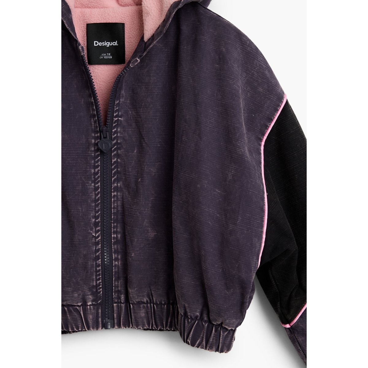 Veste oversize à capuche rouge, DESIGUAL