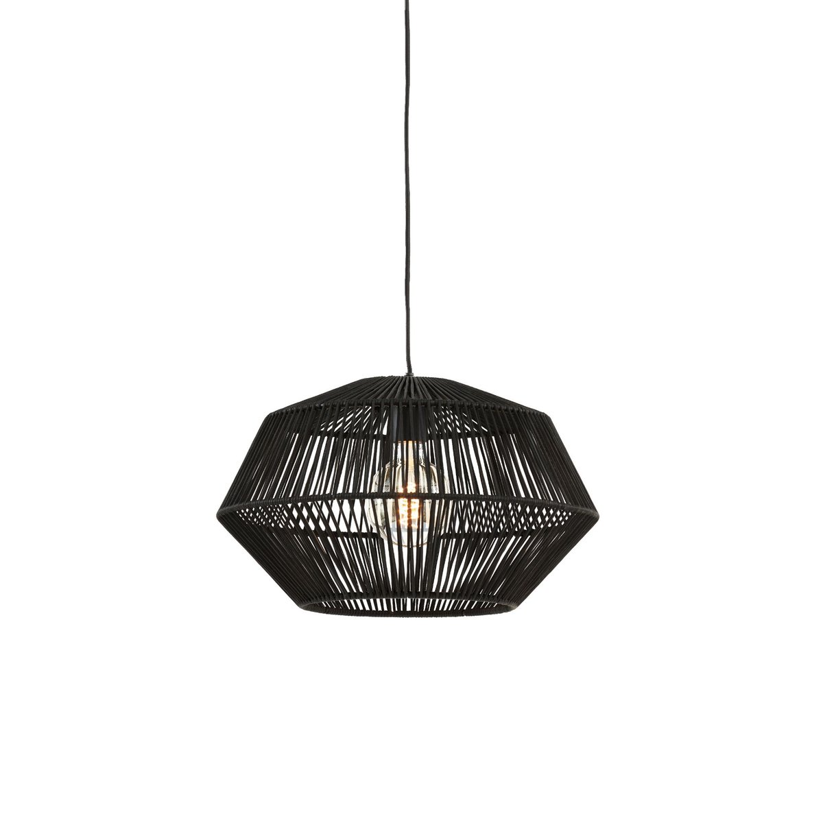 Lampe Suspendue Métal DEYA black, LIGHT & LIVING 