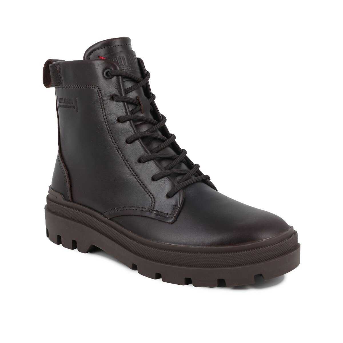 Botins PALLAGRADE OFFICER L castanho, PALLADIUM