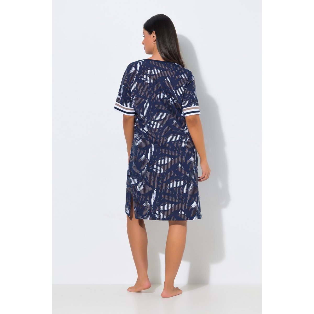 Big T-shirts, lot de 2, manches courtes bleu nuit, ULLA POPKEN