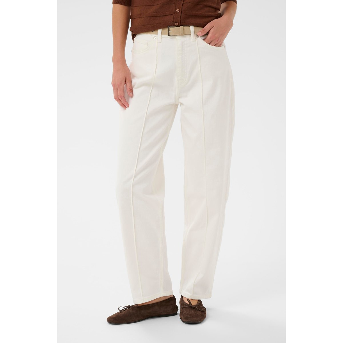 Jeans beige whitecap gray, SOAKED IN LUXURY