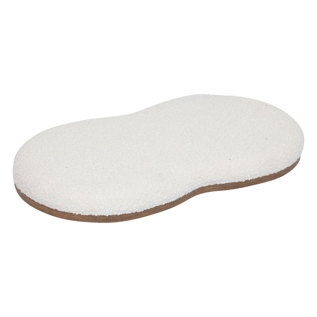 Ensemble de 2 bancs coffres effet bois et bouclette LOE marron, ATMOSPHERA