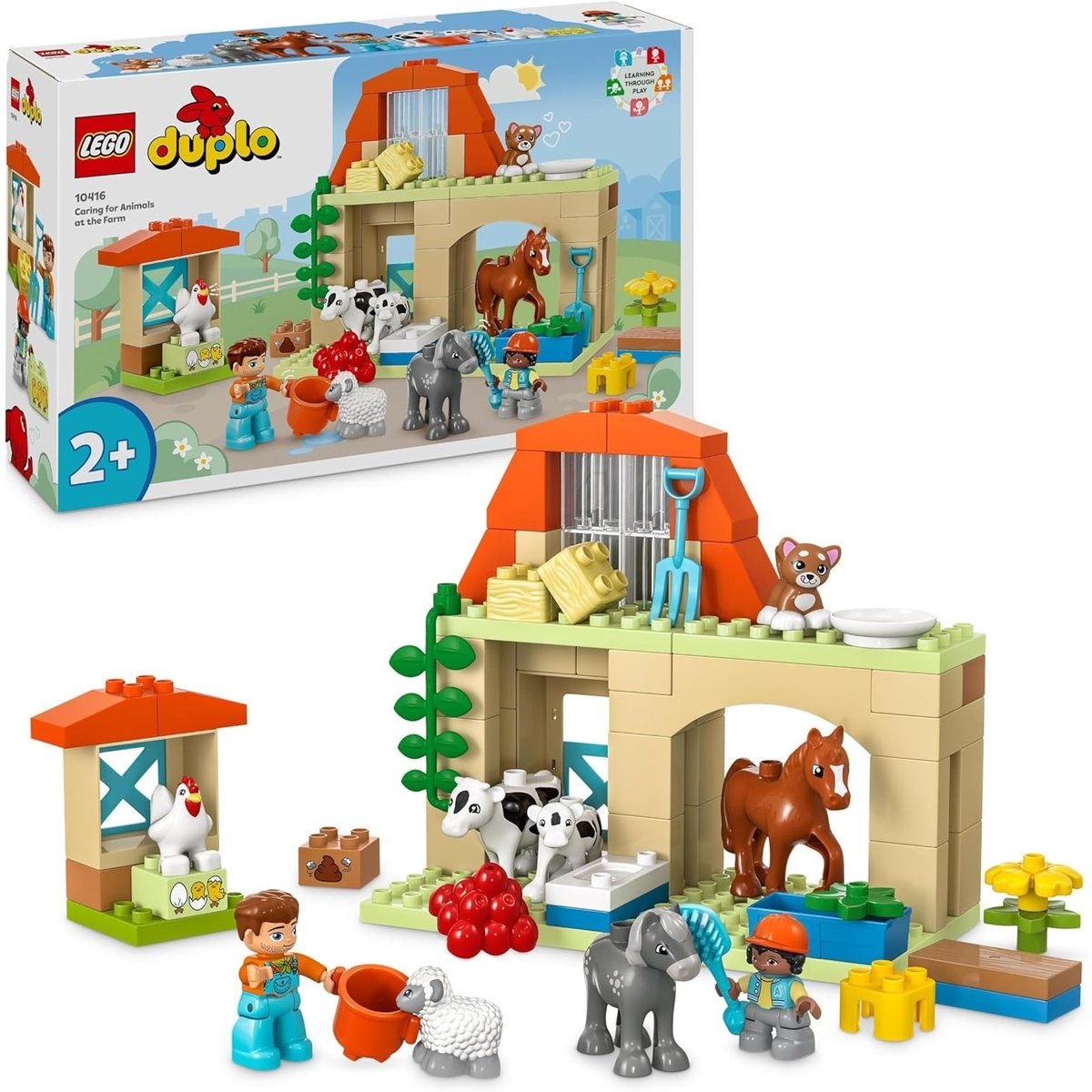LEGO DUPLO - Prendre soin des animaux de la ferme - 10416 multicolore, LEGO