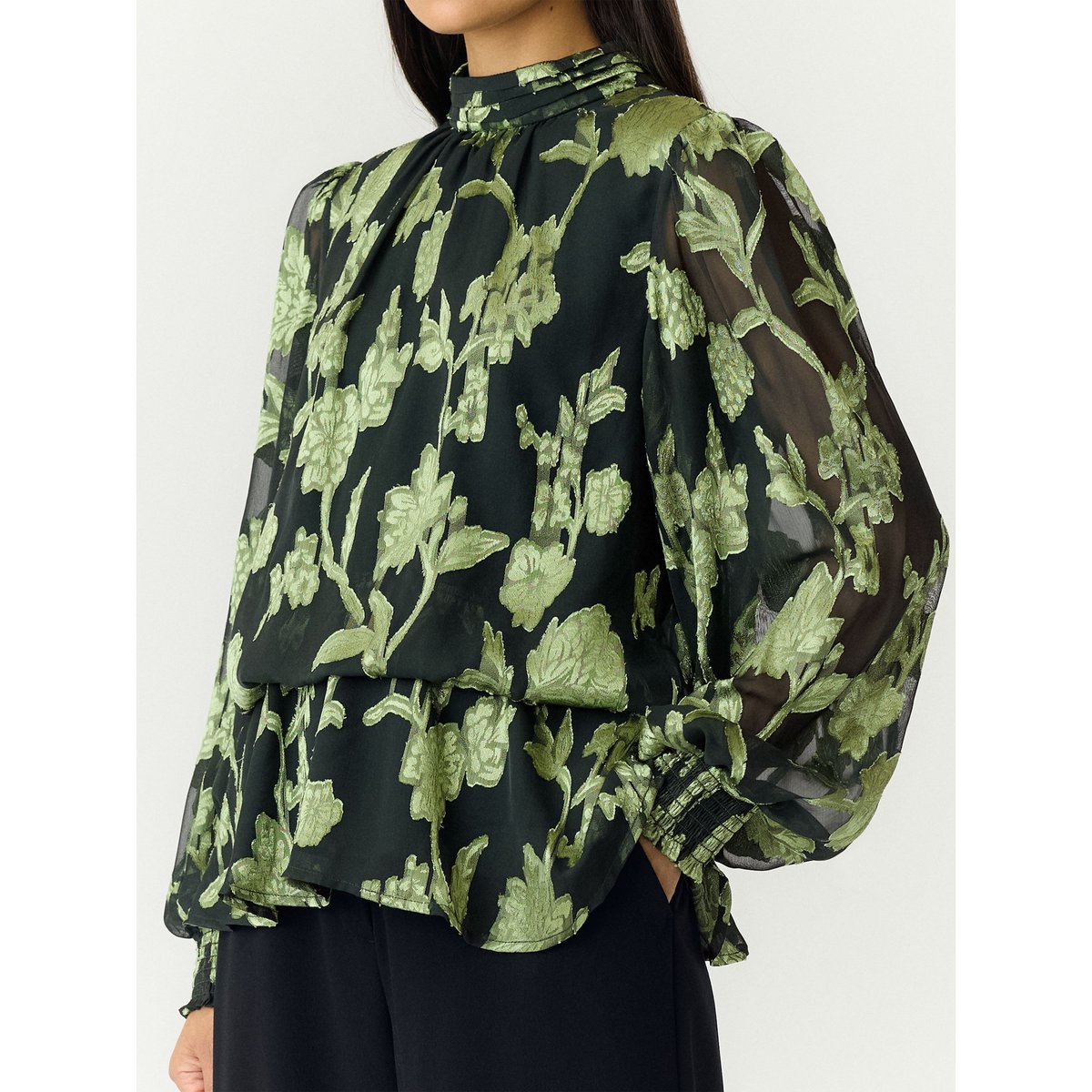 Top noir - black1, YAS