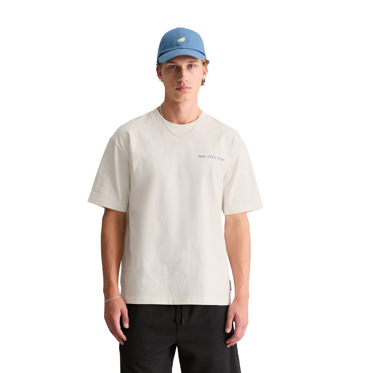 T-shirt  Crayfish Capsule avec impression dans le dos blanc, MARC O’POLO DENIM