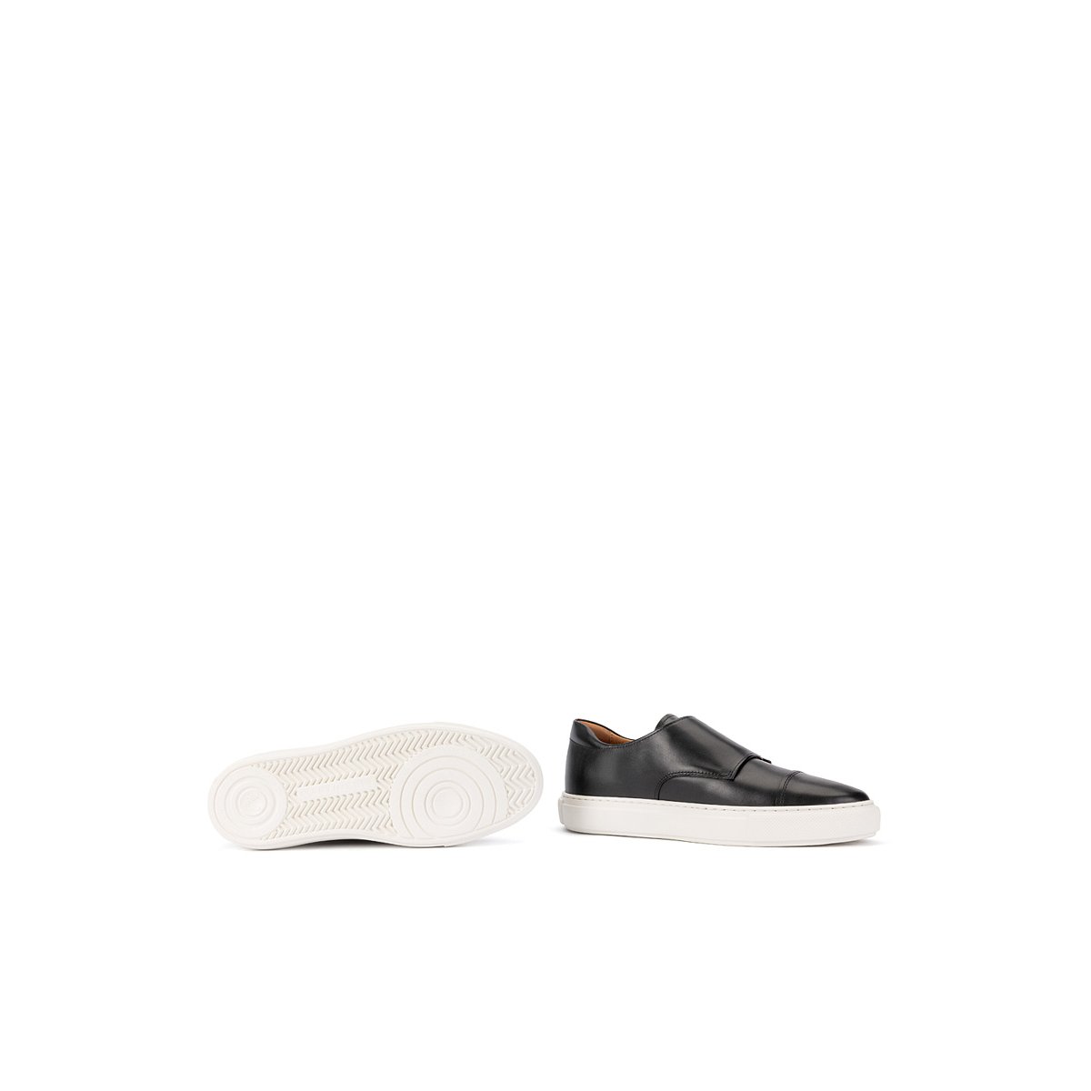 Baskets cuir Hastings black, MARTINELLI