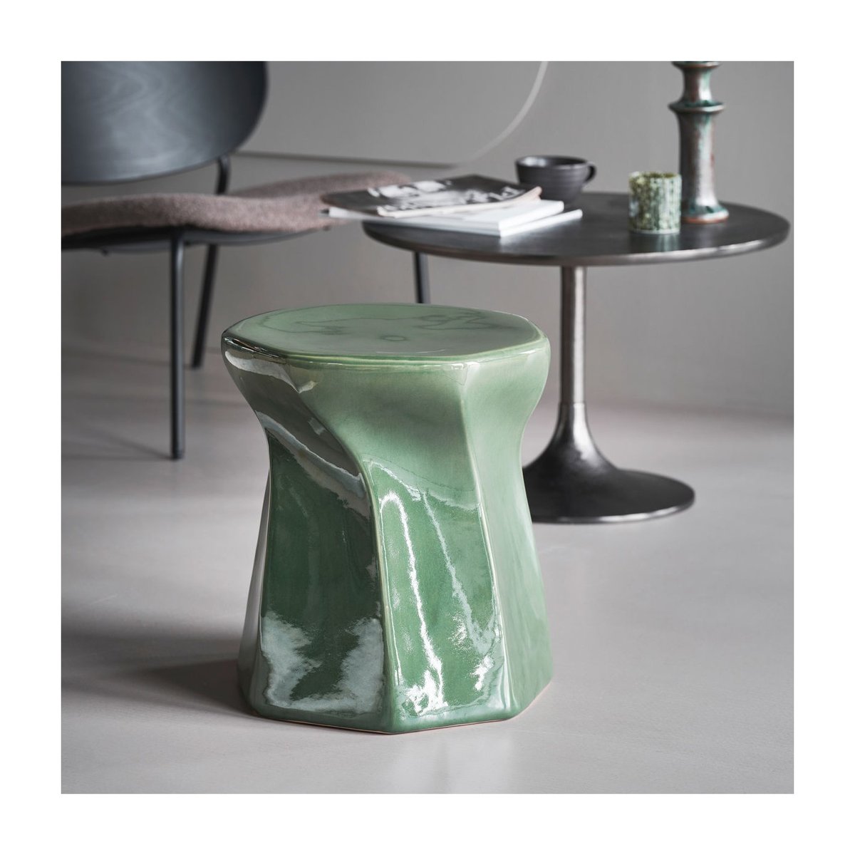Tabouret Lapo vert, HOUSE DOCTOR