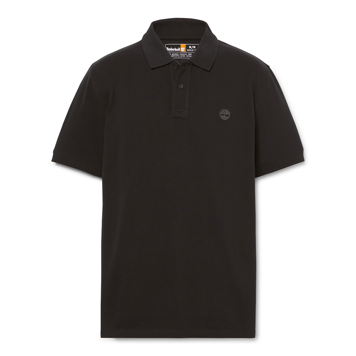 Polo maille piquée noir, TIMBERLAND