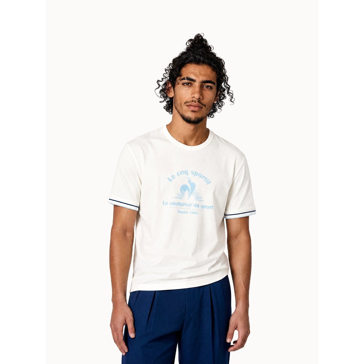 T-shirt Héritage marshmallow, LE COQ SPORTIF