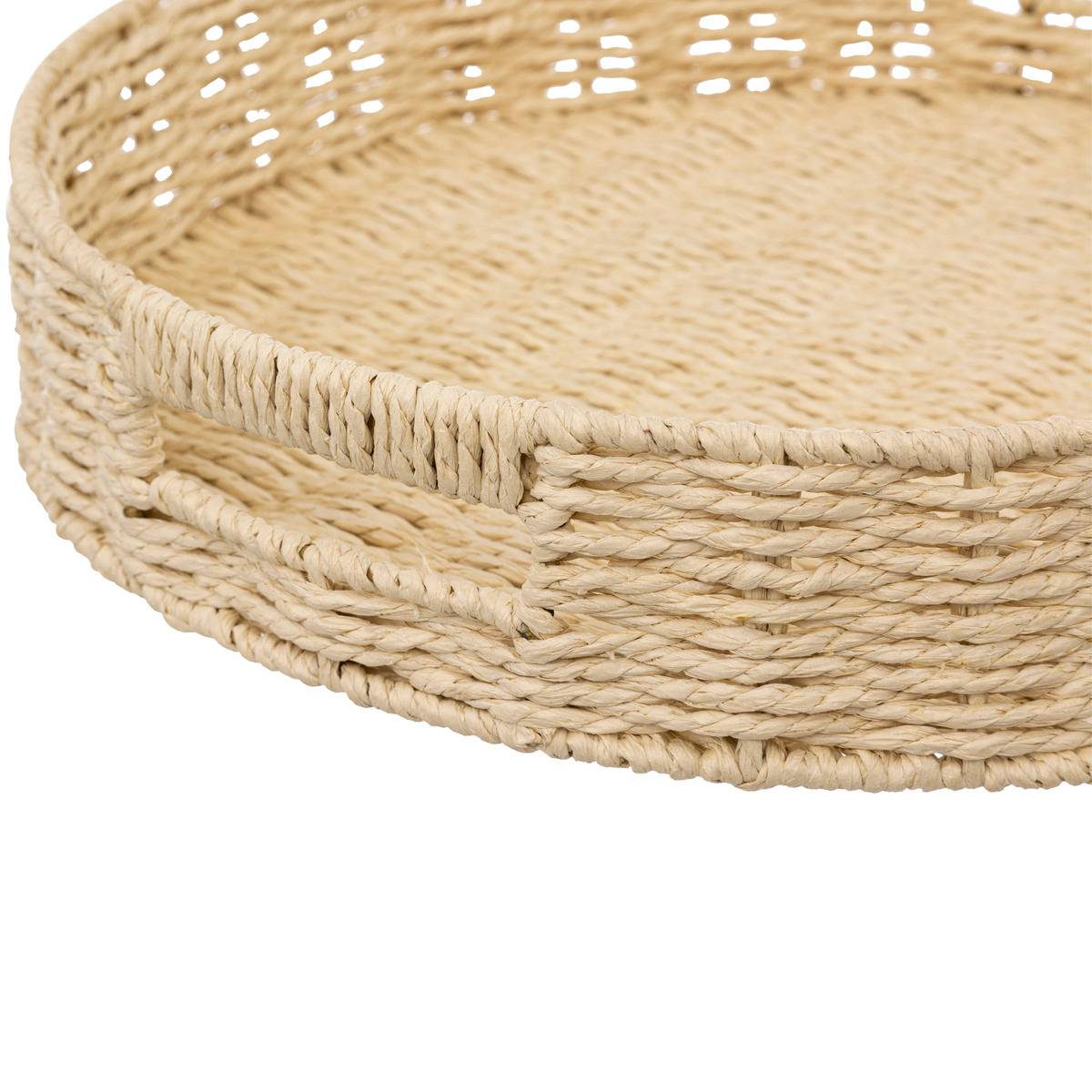 Plateau rond KORD blanc chaud, 5FIVE SIMPLY SMART