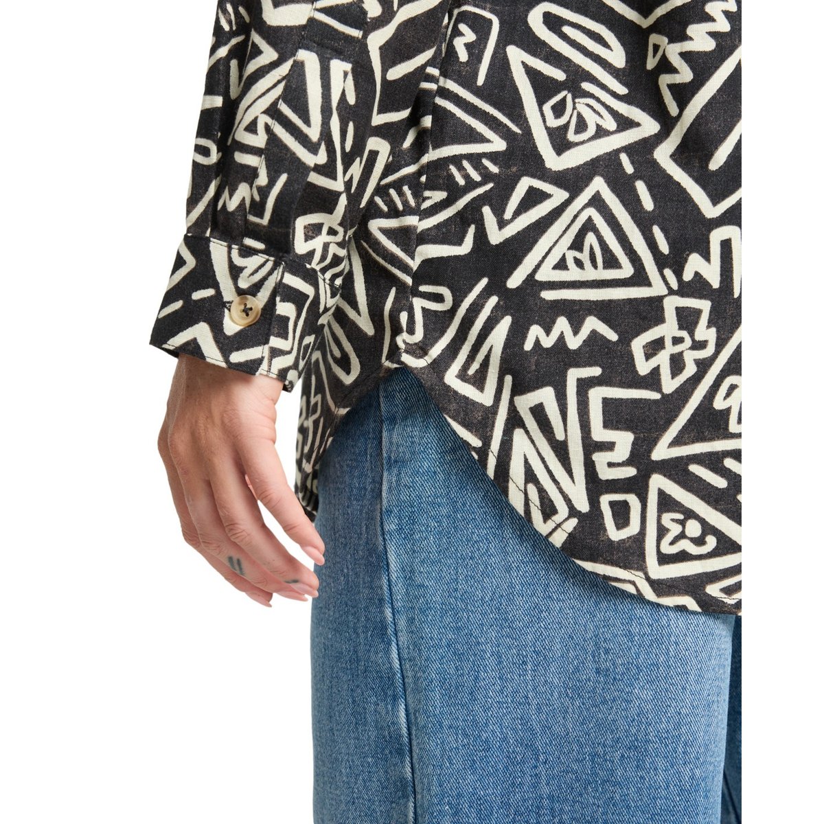 Chemise manches longues BE A DREAM noir black sands, BILLABONG