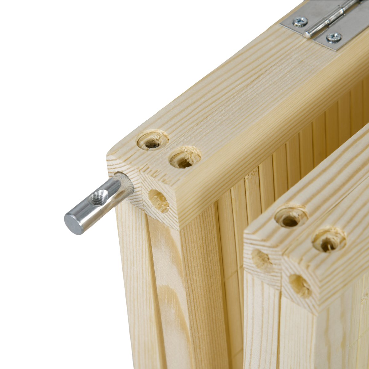 Cloison de séparation Bambou Bois naturel beige, HOMCOM