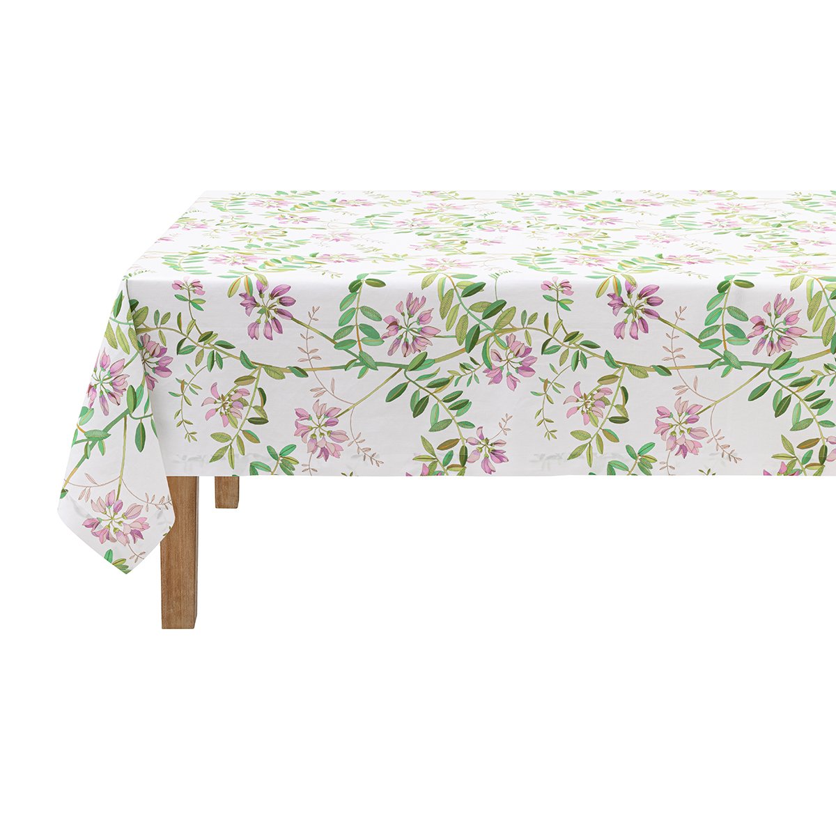 Nappe en Coton/Lin, POIS DE SENTEUR floral, LE JACQUARD FRANCAIS