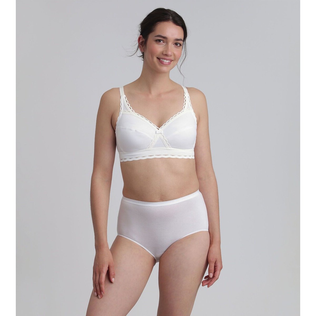 BH Cœur Croisé féminin, bio katoen wit, PLAYTEX