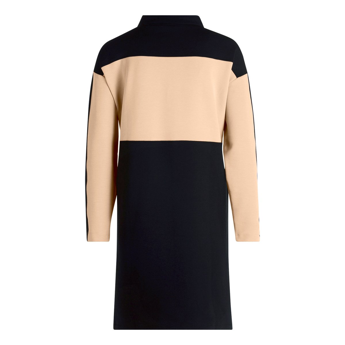 Robe en jersey à manches longues patch beige/black, BETTY BARCLAY