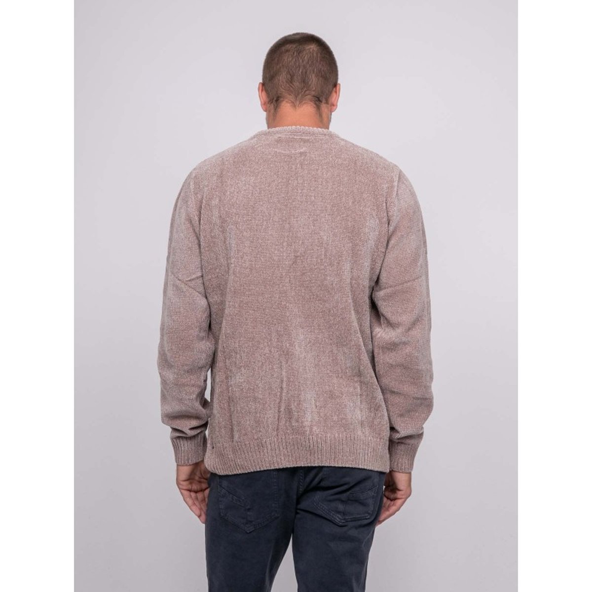 Pull Ras De Cou Avec Torsades Liturin beige, RITCHIE