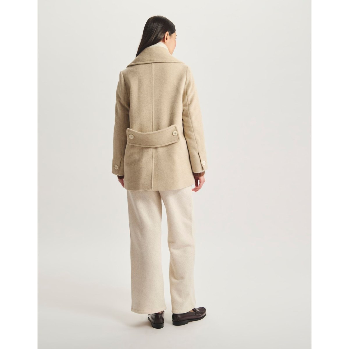 Caban Séraphine beige, INES DE LA FRESSANGE PARIS