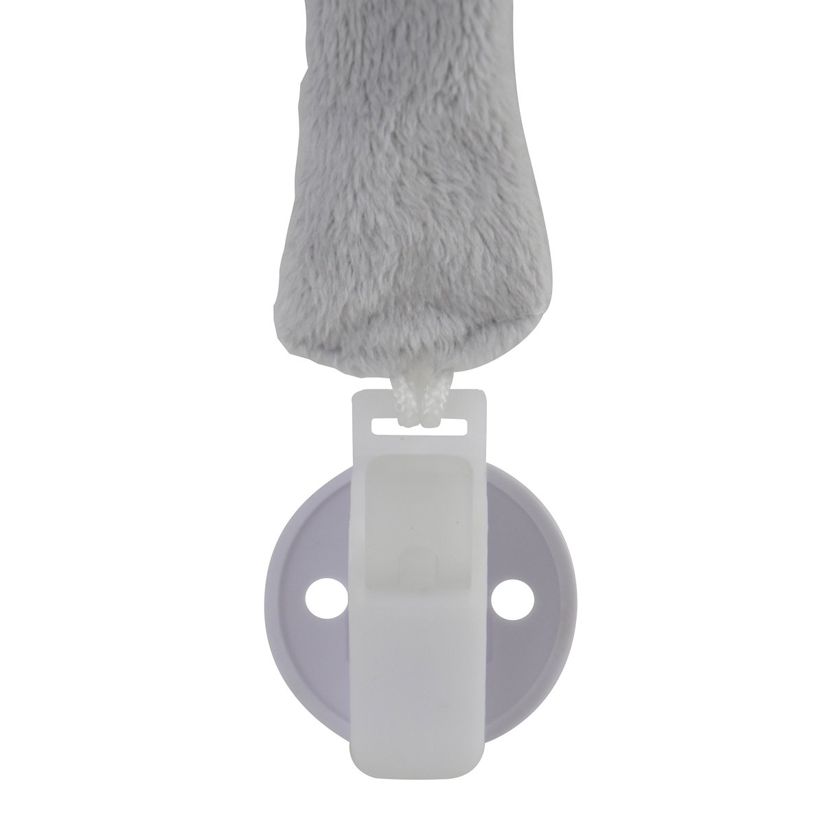 Attache sucette lapin beige, SUCRE D'ORGE
