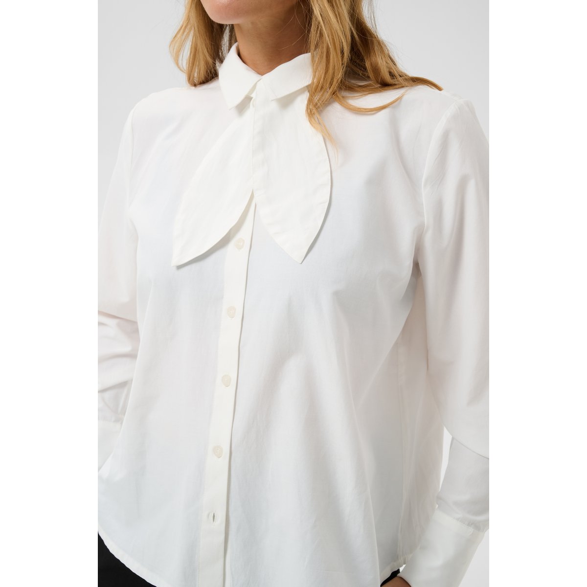 Chemise à manches longues blanc chalk, KAFFE