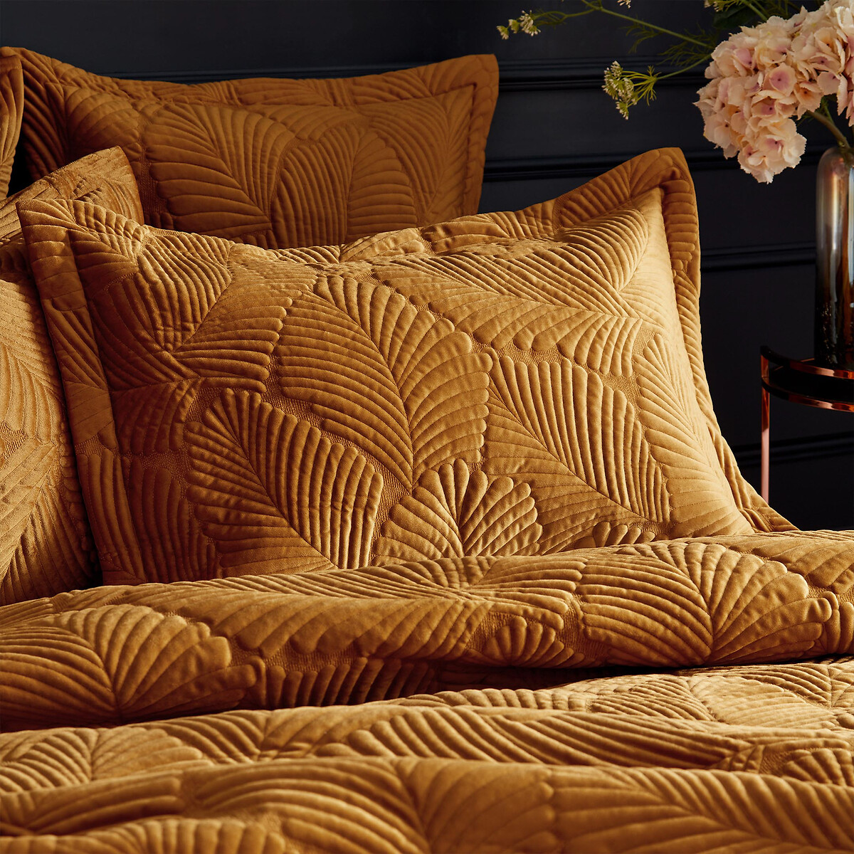 Palmeria Pillowcase gold-coloured, PAOLETTI