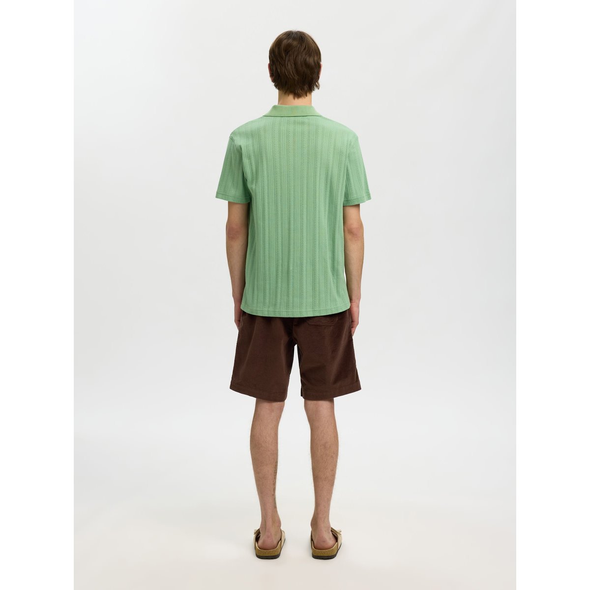 Polo vert - aspen green, SELECTED