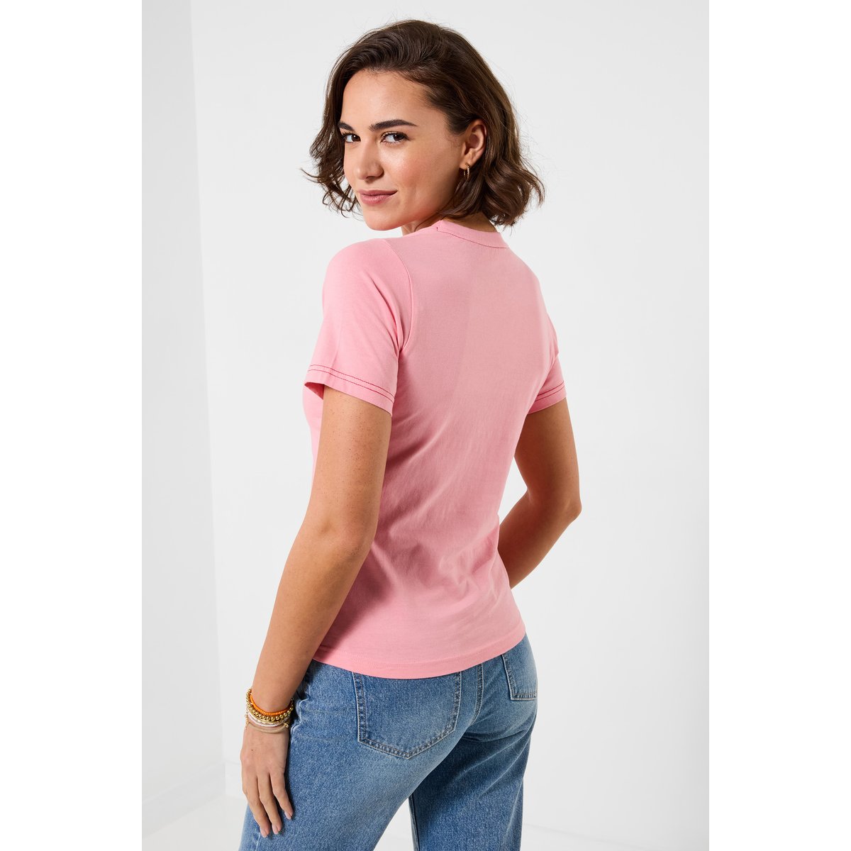 T-shirt à motif soleil rose, JOE BROWNS