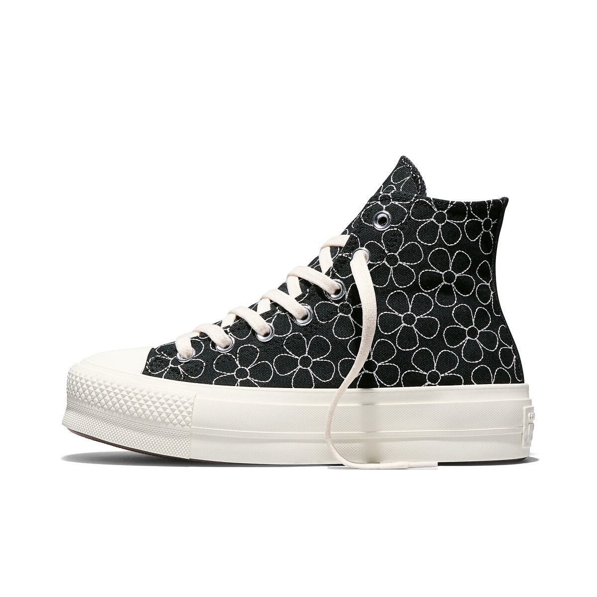 Baskets CHUCK TAYLOR ALL STAR LIFT HI SUMMER MARKET noir/blanc, CONVERSE